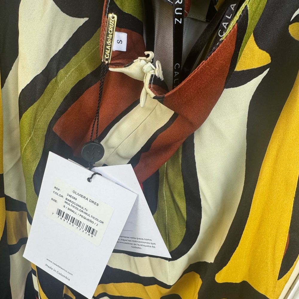 NWT CALA de la CRUZ Oliviera dress - Picture 8 of 12